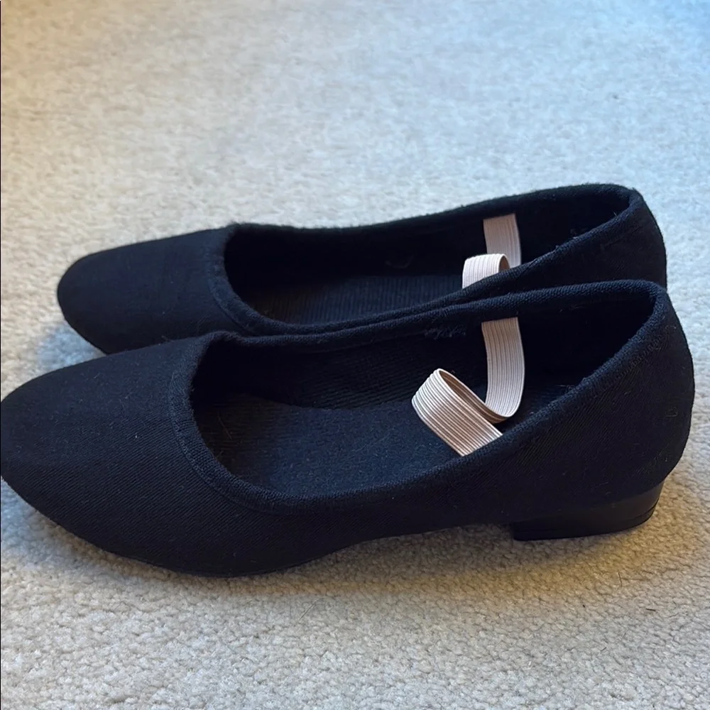 🪺Kids Black dance Flats